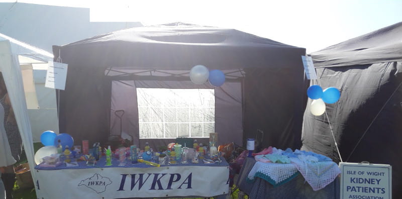 IWKPA fundraising stall