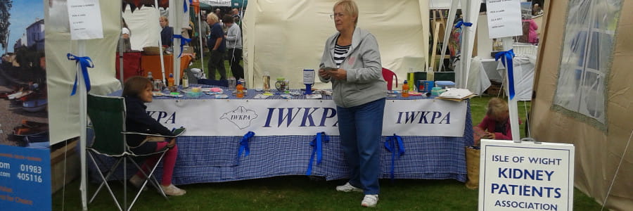 IWKPA fundraising stall